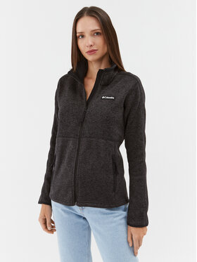 Columbia Columbia Fleecová mikina W Sweater Weather™ Full Zip Černá Regular Fit