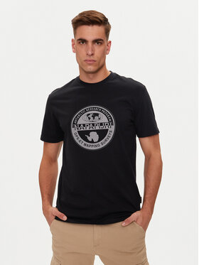 Napapijri Napapijri T-Shirt S-Bollo NP0A4I3C Černá Regular Fit