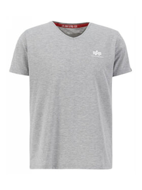 Alpha Industries Alpha Industries Tričko AI.106513-17-S Sivá Basic Fit