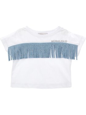 Monnalisa Monnalisa T-shirt q-bab-67402 Bianco Regular Fit