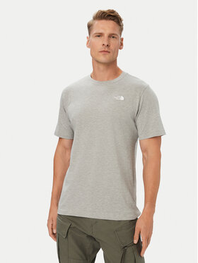The North Face The North Face Marškinėliai Evolution Simple Dome NF0A8CZ2 Pilka Regular Fit