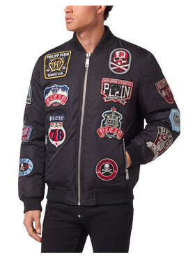 PHILIPP PLEIN PHILIPP PLEIN Bundy bomber 31480 Čierna Regular Fit