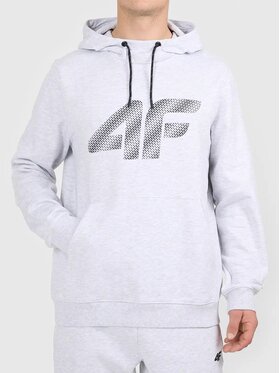 4F 4F Μπλούζα 4FWMM00TSWSM2548-27M Γκρι Regular Fit