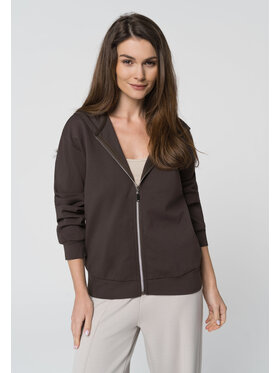 Volcano Volcano Bluza B-CASSI Brązowy Regular Fit