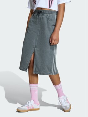 adidas adidas Spódnica jeansowa 159283 Szary Regular Fit