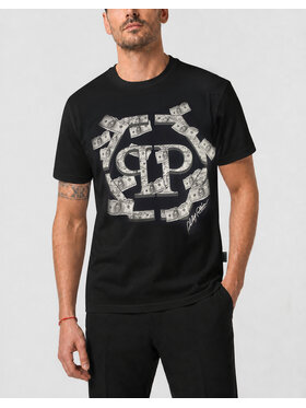 PHILIPP PLEIN PHILIPP PLEIN T-Shirt 31090 Czarny Regular Fit