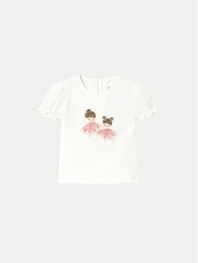 Mayoral Mayoral T-Shirt 1041 Écru Regular Fit