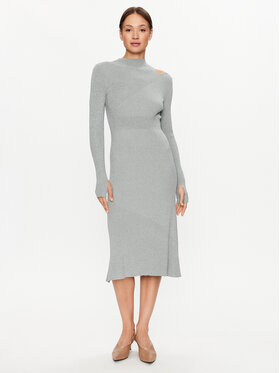 Calvin Klein Calvin Klein Трикотажна сукня K20K205780 Сірий Regular Fit