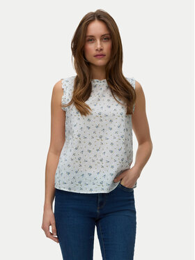 Vero Moda Vero Moda Top Trine 10342734 Biela Regular Fit