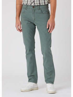 Wrangler Wrangler Jeansy GREENSBORO Zielony Straight Fit