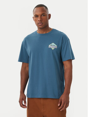 Quiksilver Quiksilver Tričko Crystal Jet EQYZT08023 Modrá Regular Fit