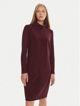 Tatuum Tatuum Úpletové šaty Sagamia T2321.196B Bordová Regular Fit