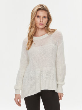 BOSS Boss Sweter Fuoline 50493836 Écru Regular Fit