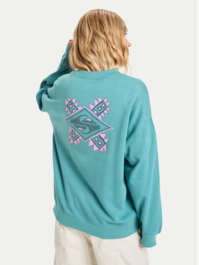 Quiksilver Quiksilver Світшот EQWFT03188 Голубий Oversize