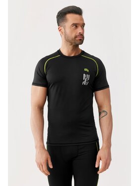 ROUGH RADICAL ROUGH RADICAL Koszulka techniczna KRAFT TEE Czarny Slim Fit