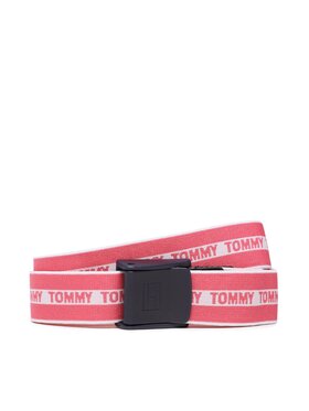Tommy Hilfiger Tommy Hilfiger Curea pentru copii Tommy Webbing Belt AU0AU01557 Roz