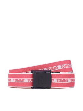Tommy Hilfiger Tommy Hilfiger Pasek Dziecięcy Tommy Webbing Belt AU0AU01557 Różowy