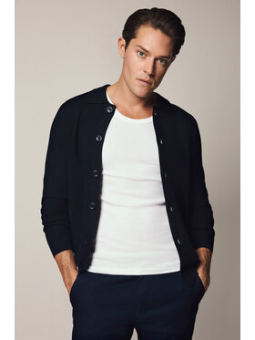 Lancerto Lancerto Kardigan Bertil SW073125000001 Granatowy Slim Fit