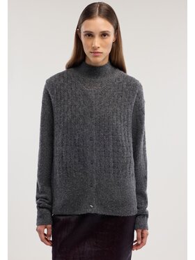 Trussardi Trussardi Płaszcz zimowy M0416001290N027 Szary Over Fit