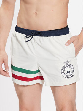 Aeronautica Militare Aeronautica Militare Pantaloncini da bagno 231BW213CT2967 Écru Regular Fit