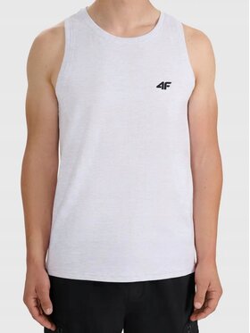 4F 4F T-Shirt 4FWMM00TSLEM307 Szary jasny Active Fit