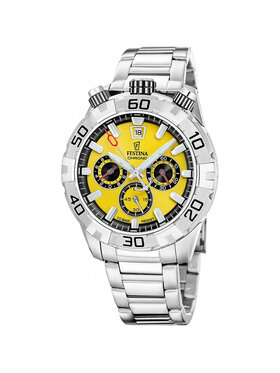 Festina Festina Zegarek F20743-4 Srebrny