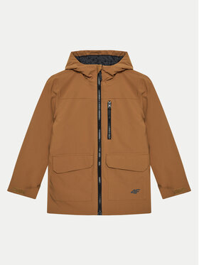 4F 4F Parka 4FJWAW24TJACM157 Καφέ Regular Fit