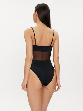 Calvin Klein Swimwear Kopalni Kostum KW0KW02327 Črna