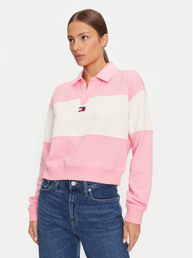 Tommy Jeans Tommy Jeans Sweatshirt DW0DW18705 Rosa Regular Fit
