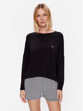 Emporio Armani Underwear Emporio Armani Underwear Pizsama felső 164679 3R224 00020 Fekete Relaxed Fit
