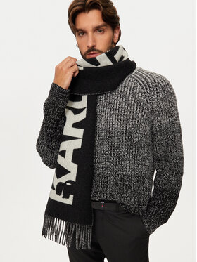 KARL LAGERFELD KARL LAGERFELD Зимен шал 246W3309 Черен