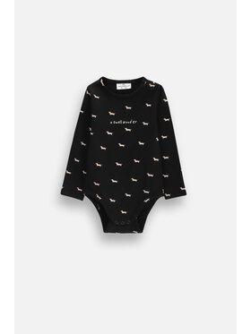Coccodrillo Coccodrillo Body dziecięce ZC6112106SUN-021 Czarny Regular Fit