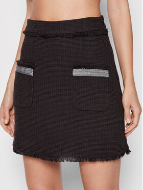 Sisley Sisley Mini sukňa 49OSL0005 Čierna Regular Fit