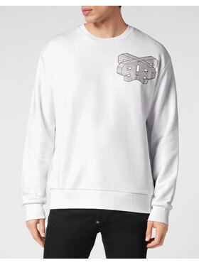 PHILIPP PLEIN PHILIPP PLEIN Felpa 15515 Bianco Regular Fit