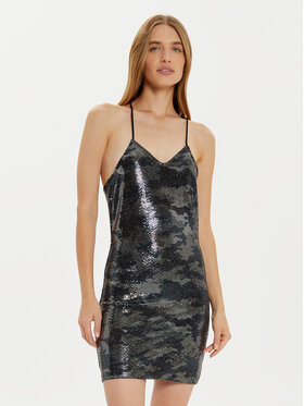 Noisy May Noisy May Sukienka koktajlowa Shimmer 27032000 Czarny Slim Fit