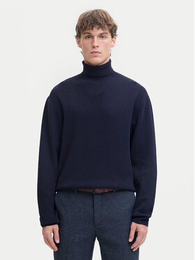 Jack & Jones Jack & Jones Krekls ar augstu apkakli Milano 12285093 Tumši zils Relaxed Fit