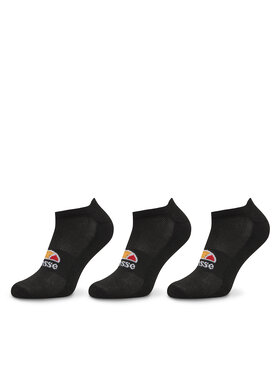 Ellesse Ellesse Σετ 3 ζευγάρια κάλτσες σοσόνια unisex Rebi Trainer SBMA2300 Μαύρο