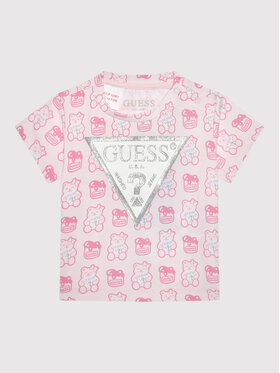 Guess Guess Tricou H1YT00 K6YW1 Roz Regular Fit
