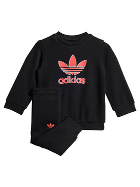 adidas adidas Trenerka Trefoil JW5299 Crna Regular Fit