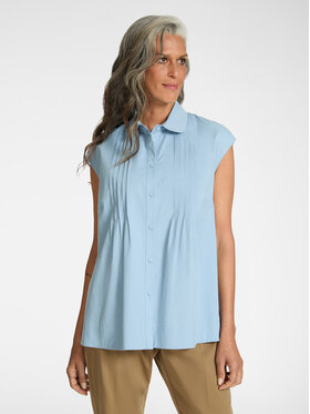 Elena Mirò Elena Mirò Koszula 5014P000308N004 Turkusowy Regular Fit