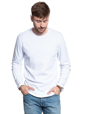 Mustang Mustang T-shirt CREW NECK BASIC Bianco Regular Fit