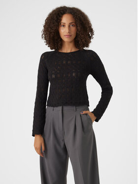 Vero Moda Vero Moda Πουλόβερ Fabienne 10299617 Μαύρο Slim Fit