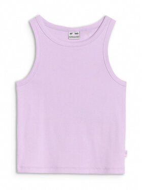 4F 4F Tank top SWELLS OF THE OCEAN Fioletowy jasny Slim Fit
