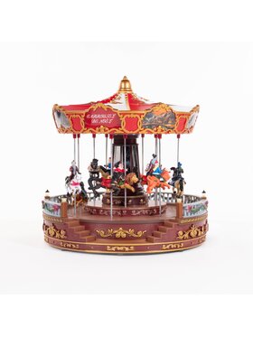 MIAhome MIAhome Dekoracja grająca karuzela LED MERRY-GO-ROUND Kolorowy