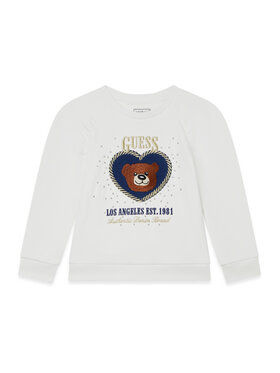 Guess Guess Pulóver K6RQ03 KAD74 Fehér Regular Fit