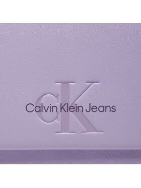 Calvin Klein Jeans Ročna Torba Sculpted Ew Flap K60K612375 Vijolična