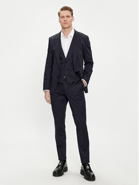 HUGO Hugo Öltöny Henry/Getlin242V2X 50513585 Sötétkék Regular Fit