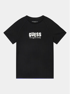Guess Guess T-shirt L3BI18 J1314 Crna Regular Fit