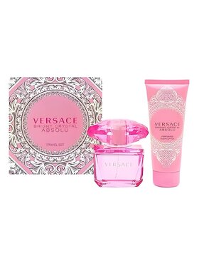 Versace Versace Versace Bright Crystal Absolu zestaw woda perfumowana spray 90ml + balsam do ciała 100ml Zestaw zapachowy