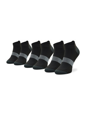 Asics Asics Súprava 3 párov kotníkových ponožiek unisex 3 Ppk Lyte Sock 3033A586 Čierna